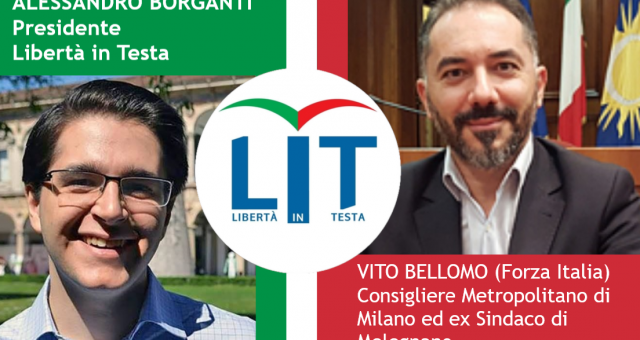 Alessandro Borganti, presidente di Libertà in Testa, intervista Vito Bellomo di Forza Italia